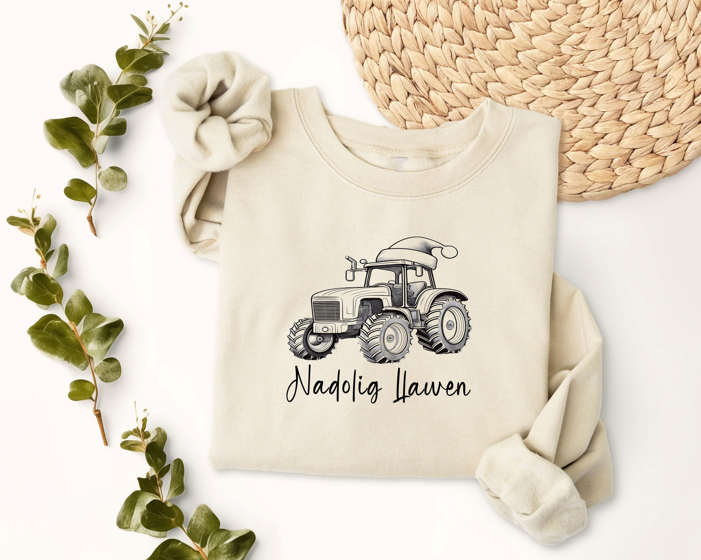 Christmas tractor sweatshirt