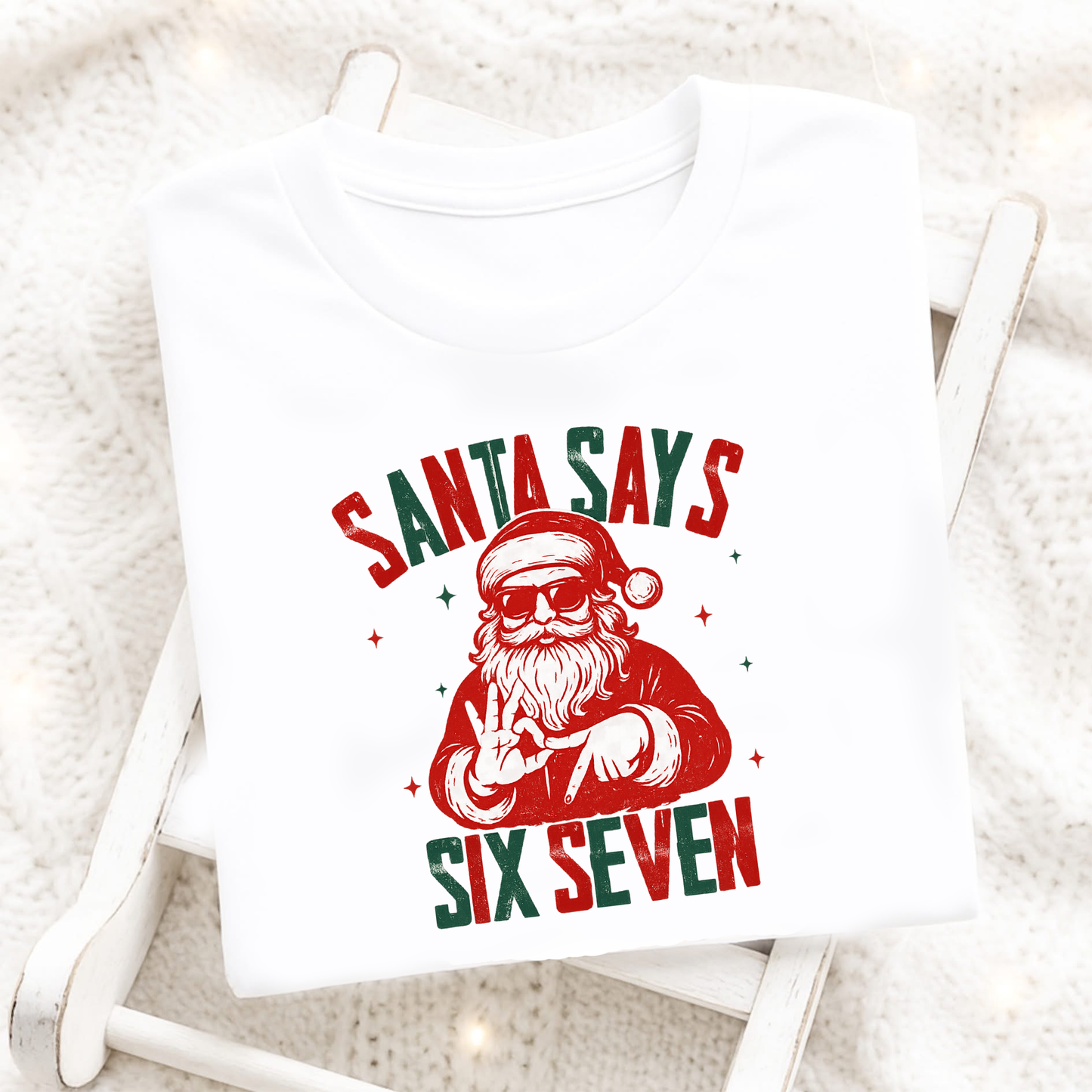 Children's Santa Says 67 Sweatshirt