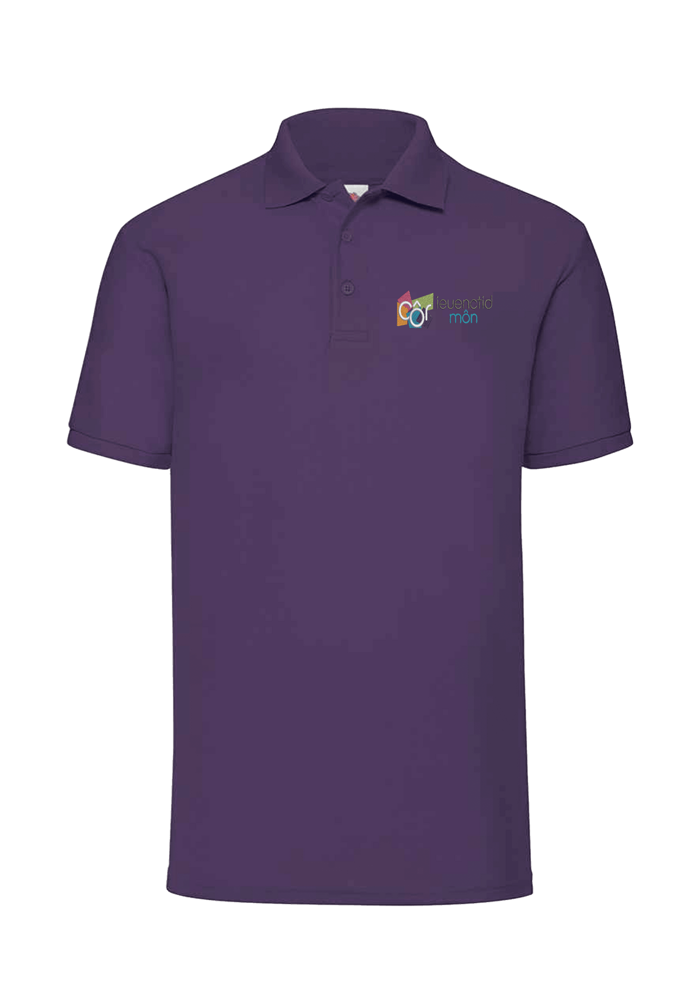 Unisex Polo Côr Ieuenctid Môn