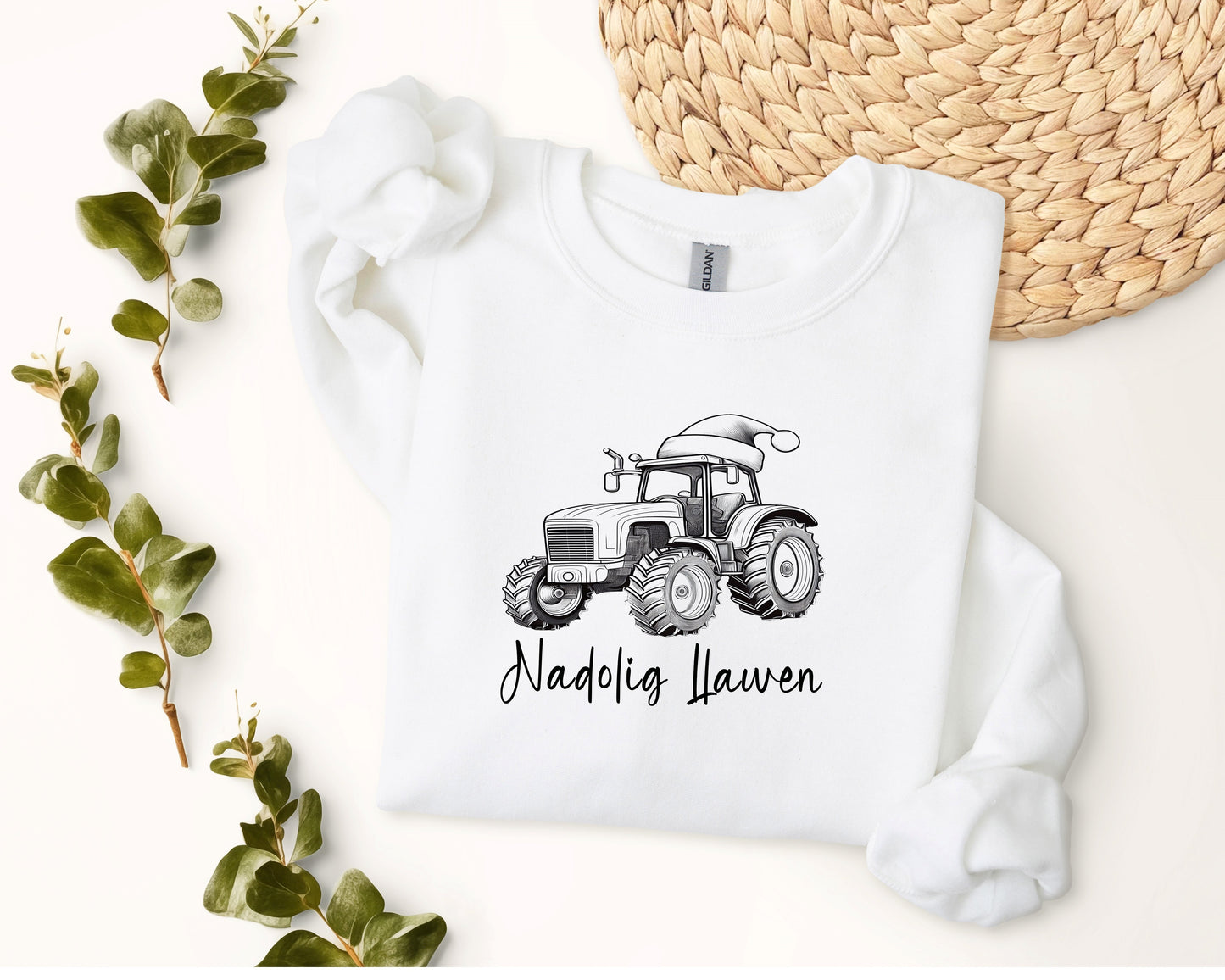 Children's Christmas tractor sweatshirt